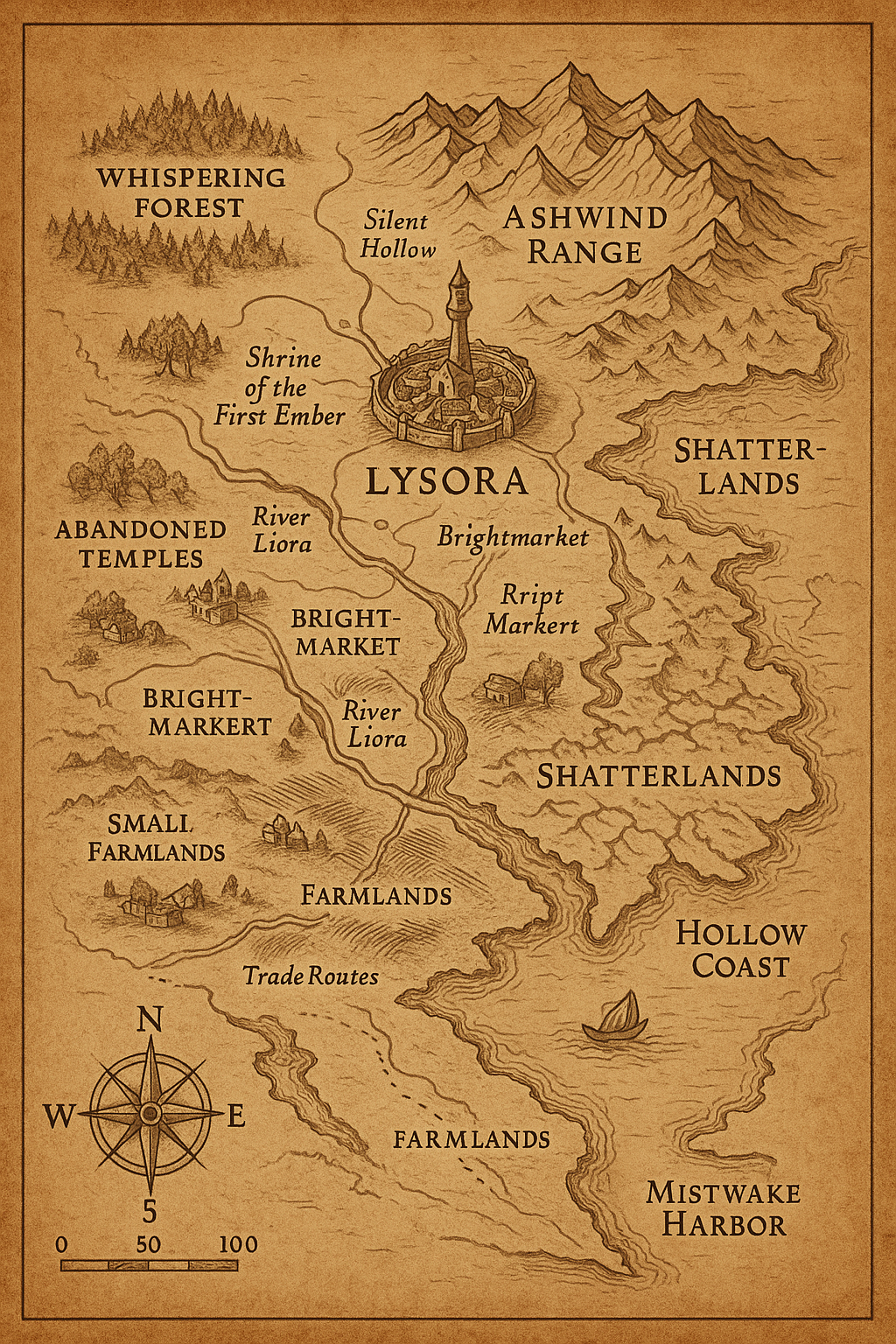 Map of Aureth